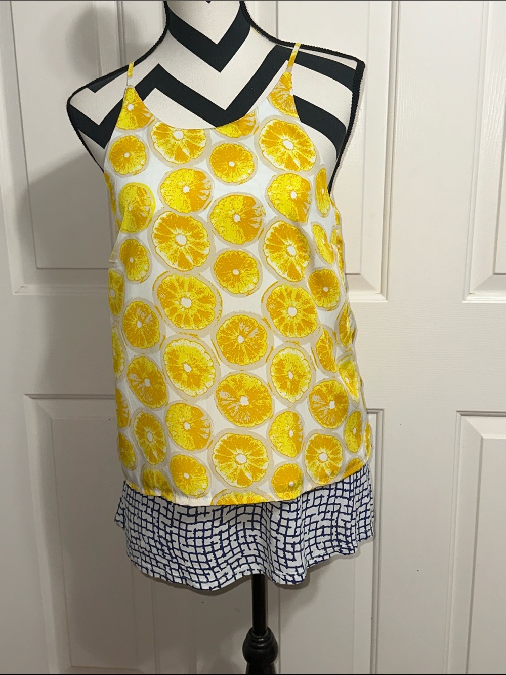 Porridge Yellow Citrus Slice Tank Top